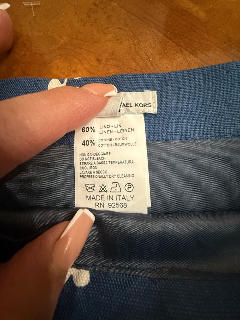 Michael Kors Italy Floral Skirt Size 4 EUC MSRP $295 - Picture 5 of 7